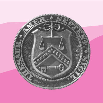 GOVERNMENT FINANCES 11 Treasury Seal Revenue Spending Lines Up Pink