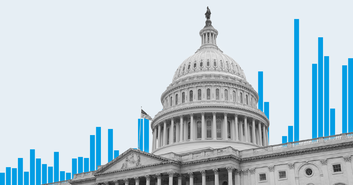 General USA America Government 02 Capitol Building Bars Up Blue_1