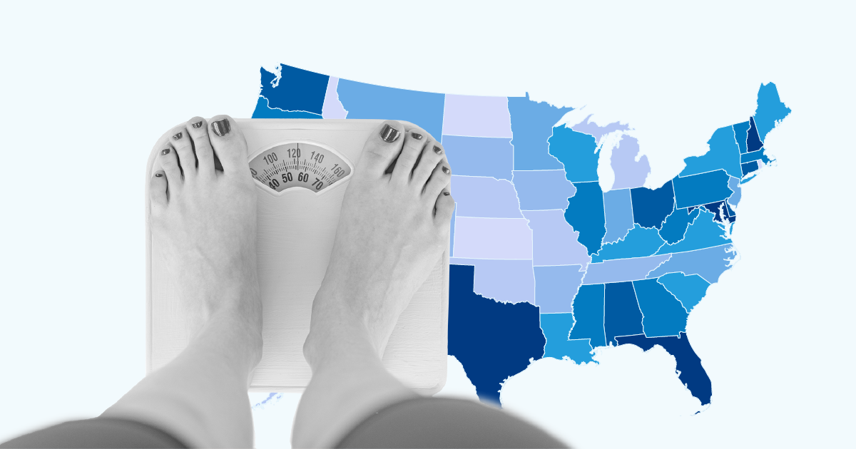 Health 04 Weight Obesity Scale Map State