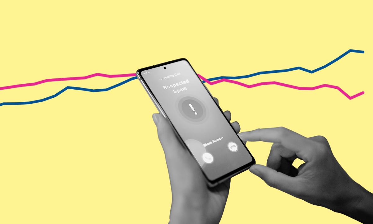 MISCELLANEOUS Spam Call Phone Lines Yellow